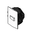 Família Interruptor de 1 tecla 4x2 no Revit