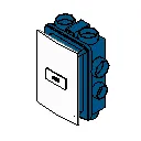 Família Tomada com USB 4x2 no Revit